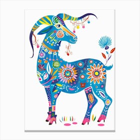 Chinese Zodiac Goat Canvas Print