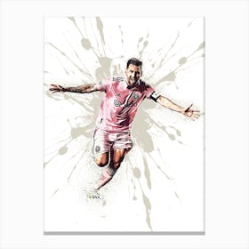 Lionel Messi Inter Miami Canvas Print