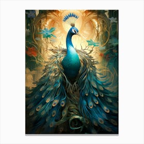 Peacock 3 Canvas Print