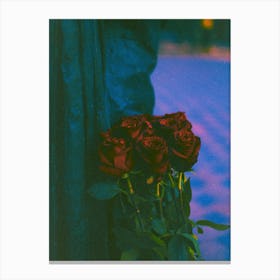 Roses are blue Canvas Print