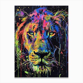 Lion Painting 2 Canvas Print