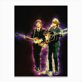 Spirit Paul Mccartney & John Lennon Canvas Print