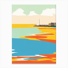 South Padre Island Texas Midcentury Canvas Print