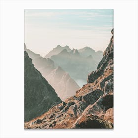 Rocky Norway Mountains Canvas Print