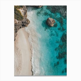 Aerial View Of A Beach 147 Canvas Print