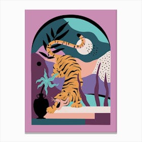 Tiger Paradise Canvas Print