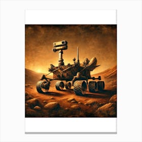 Curiosity Rover Canvas Print