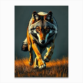 Wild Animal Creative Portrait 107 Canvas Print