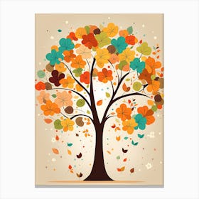 Seasons of Blossom 2 VECTOR ART Canvas Print