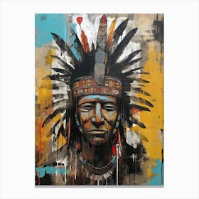 Cultural Canvas: Native American Artistry Unveiled Canvas Print