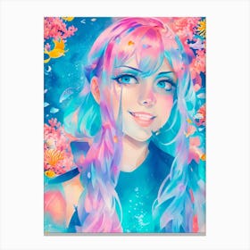 Anime Girl Canvas Print