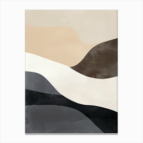 The Heartbeat Of Hues Minimalist Style Canvas Print