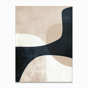 Subdued Geometry Minimalist Style Canvas Print