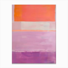 'Purple And Orange' 1 Canvas Print