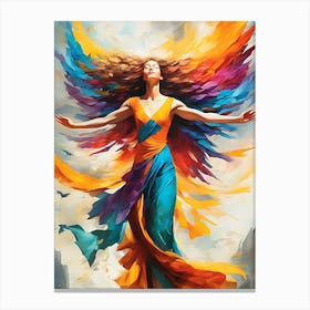 Angel Wings Manifestation 2 Canvas Print