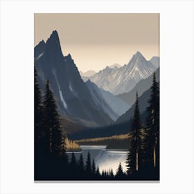 Mountain Landscape Canvas Print Canvas Print