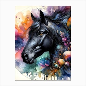 Creative Horse Beauty Illustration Nr 14 Canvas Print