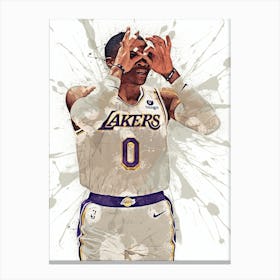 Russell Westbrook La Lakers 1 Canvas Print