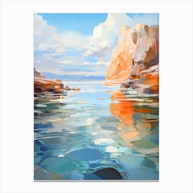 Abstract Seascape Canvas Print