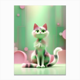 Cute Cat Canvas Print