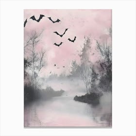 Bats In The Mist Canvas Print