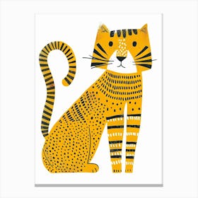 Yellow Bengal Tiger 1 Canvas Print