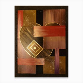 Abstract Gold 1 Canvas Print