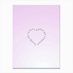 Heartbits Canvas Print