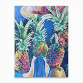 Pineapple Classic Fruit Canvas Print