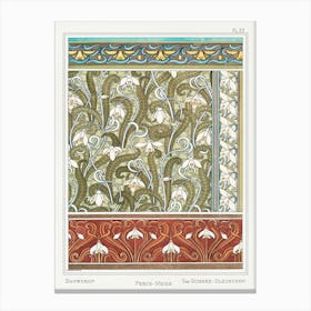 Snowdrop From The Plant And Its Ornamental Applications (1896), Maurice Pillard Verneuil 1 Canvas Print