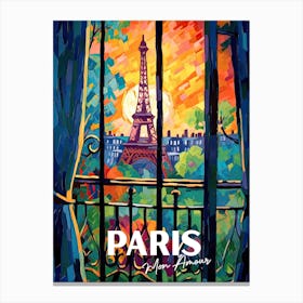 Paris Mon Amour 4 Canvas Print