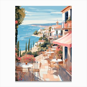 Marbella Spain 7 Illustration Canvas Print