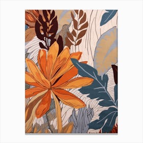 Fall Botanicals Agapanthus 1 Canvas Print