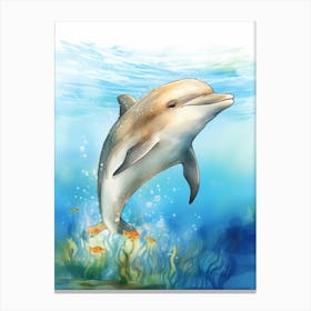 Common Dolphin 1 Canvas Print