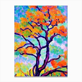 Eastern Cottonwood tree Abstract Block Colour Canvas Print