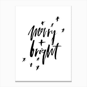 Merry And Bright Canvas Print