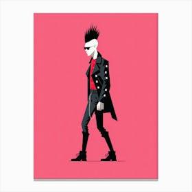 Rebel in Pink Canvas Print