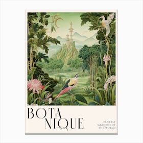 Botanique Fantasy Gardens Of The World 54 Canvas Print