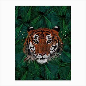 Starlight Tiger Canvas Print