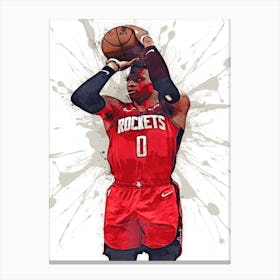 Russell Westbrook Houston Rockets Canvas Print