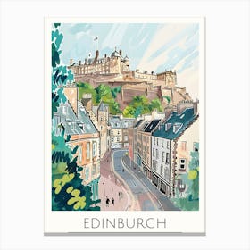 Edinburgh Cityscape Canvas Print