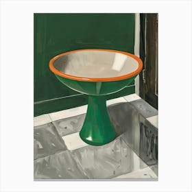 Bowl Illustration Canvas Print