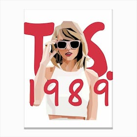 Taylor Swift 1989 4 Canvas Print