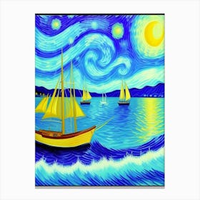 Beautiful Starry Night Canvas Print