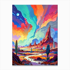 Desert Landscape 12 Canvas Print