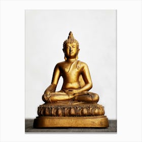 Sitting Buddha Statue Canvas Print