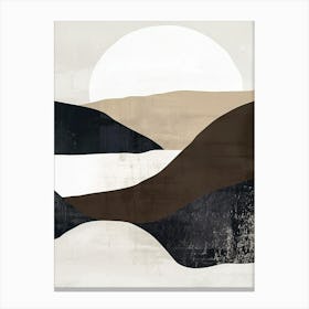 Dunes Of Eternity Minimalist Style Canvas Print