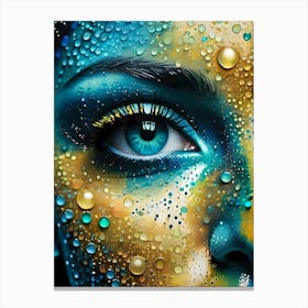 Oceanic Vision: I Put An Eye On You Series Canvas Print