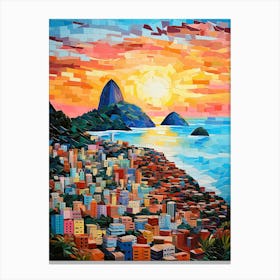 Samba Skies: Rio de Janeiro's Vibrant Skyline Canvas Print