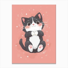 Kawaii Cat 6 Canvas Print